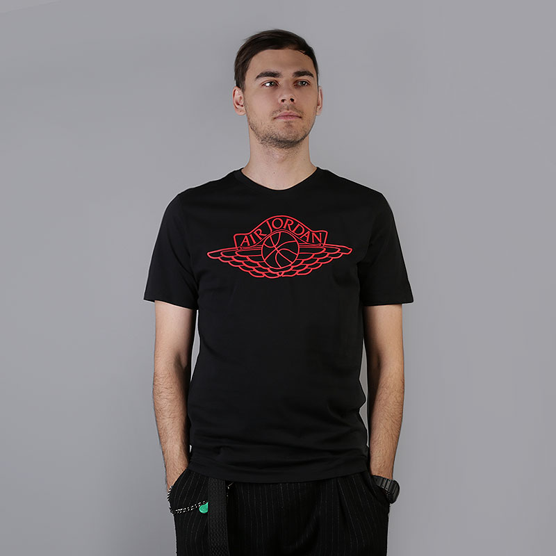 мужская черная футболка Jordan Sportswear Brand 5 908015-015 - цена, описание, фото 1